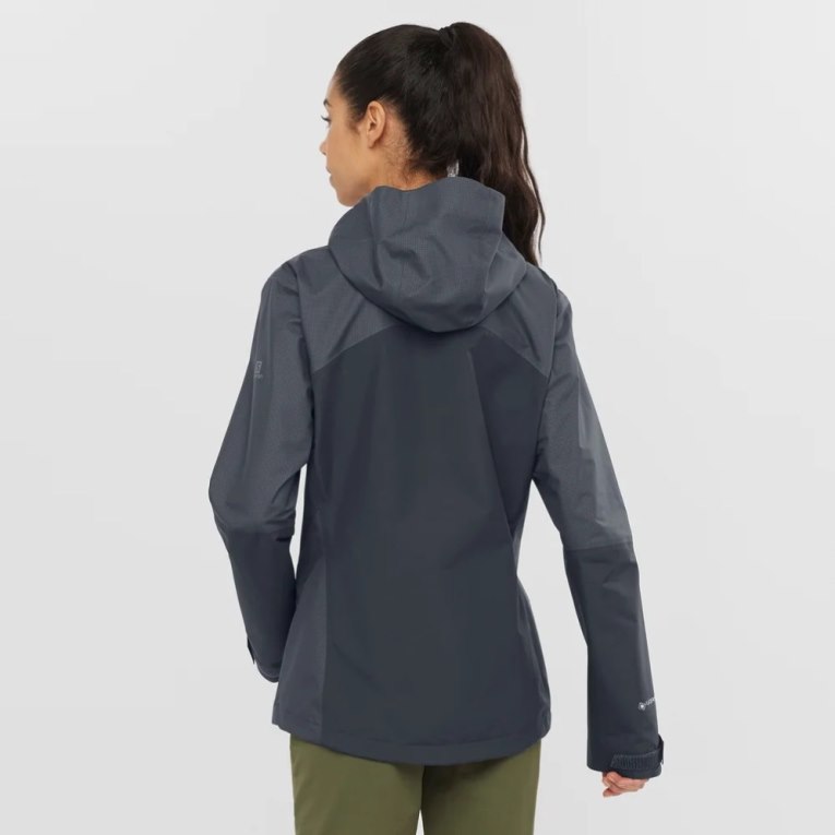 Chaquetas Shell Salomon Outline GTX Híbrido Mujer Negros | MX SWXQ845